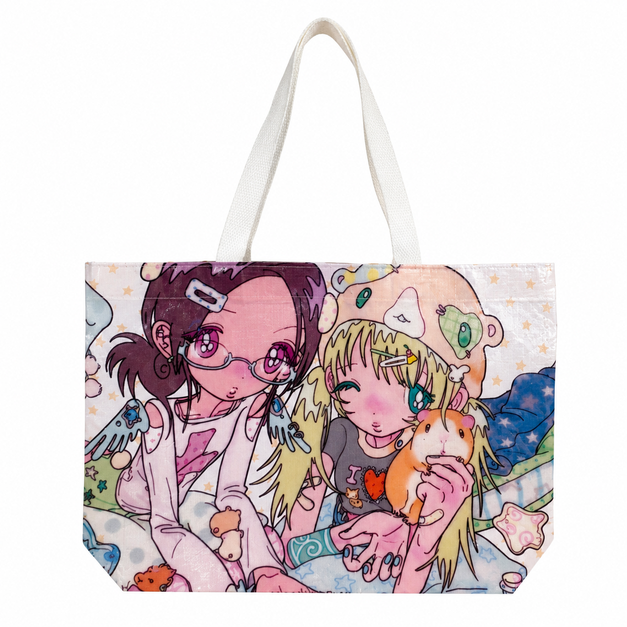 Cavy Party Woven Tote Bag by sunonebird