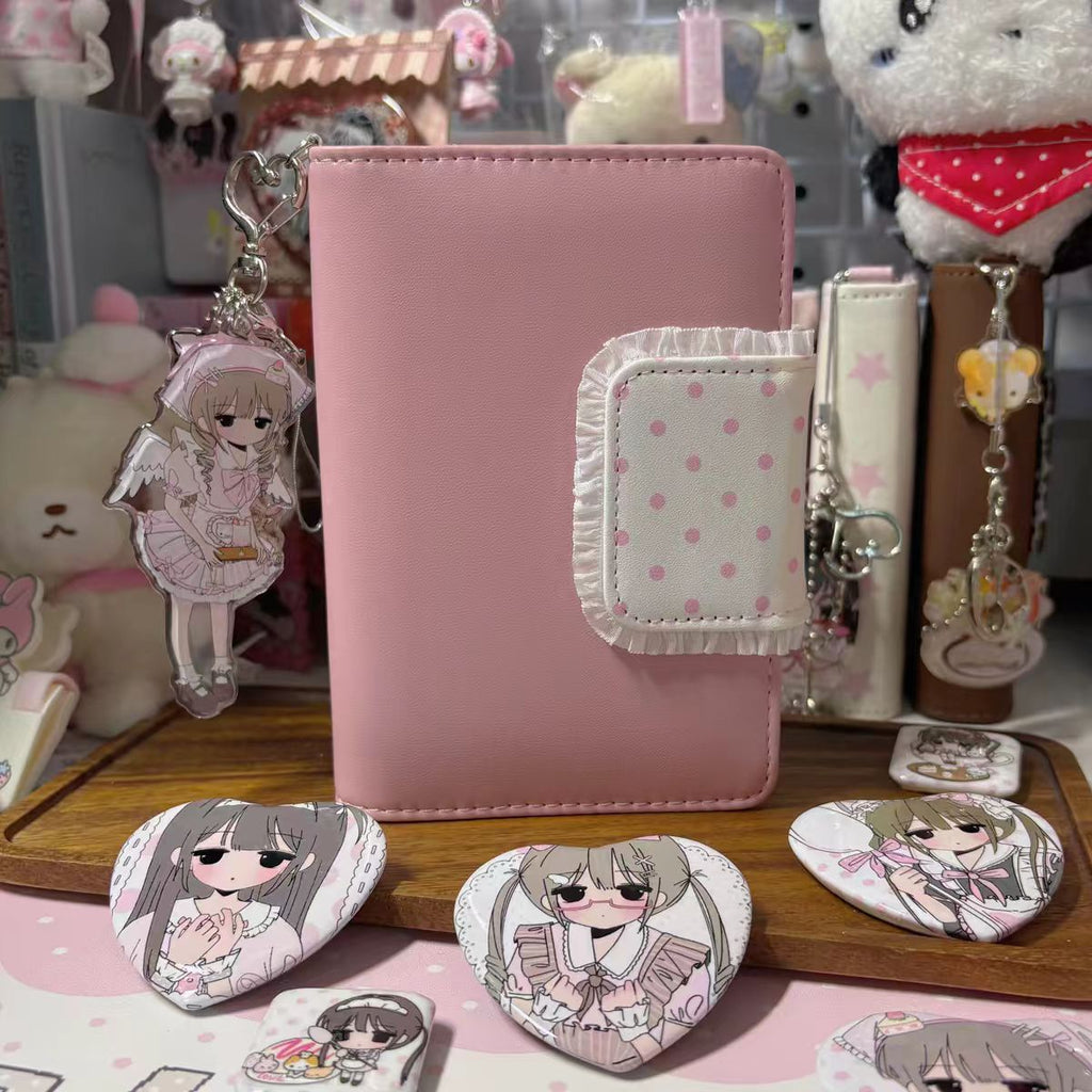 Polka Dot Lace Loose-leaf Binder M5/A7